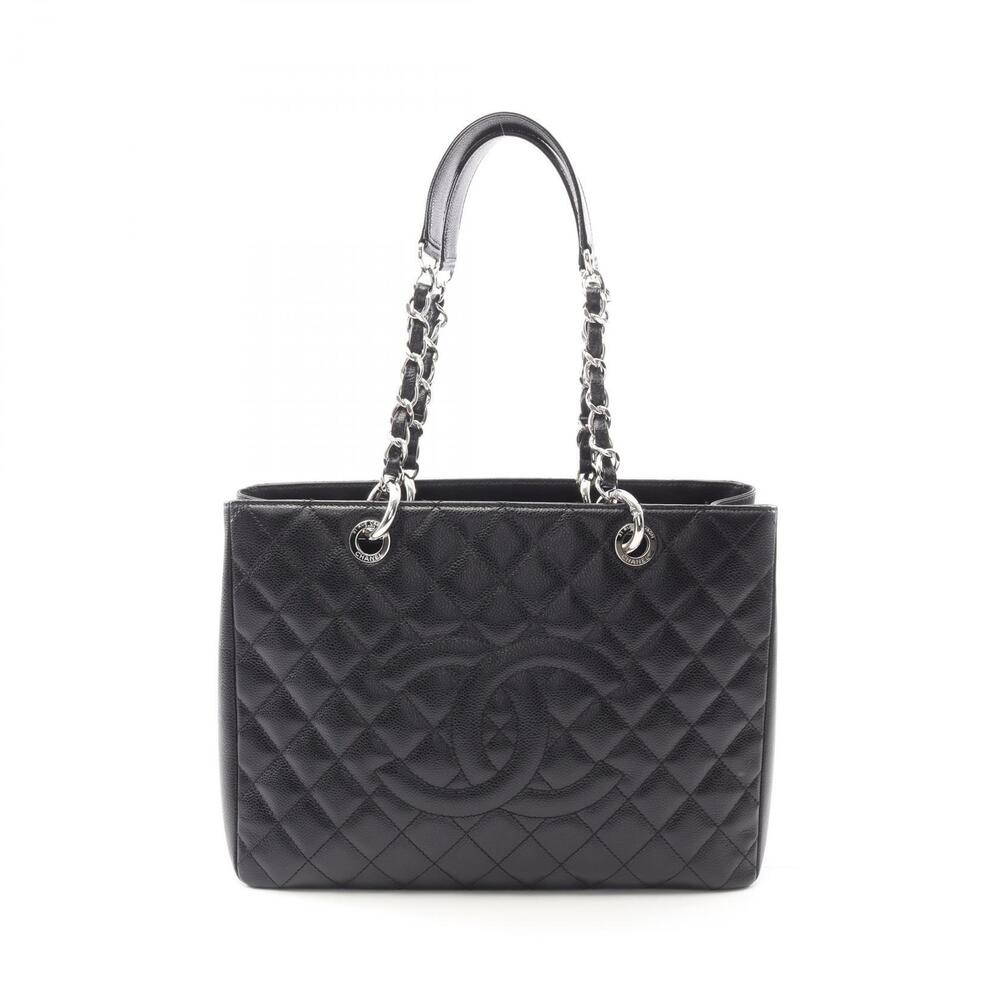 Chanel Matelasse Grand Shopping GST Tote Bag Caviar Leather Grained Calfskin